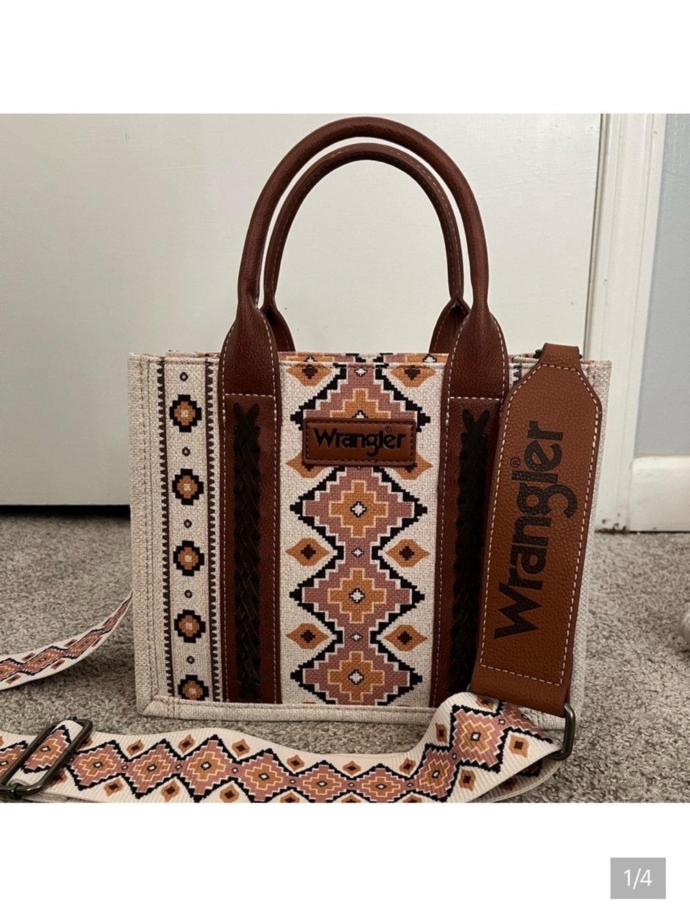Wrangler Aztec tote Shoulder Bag NWOT